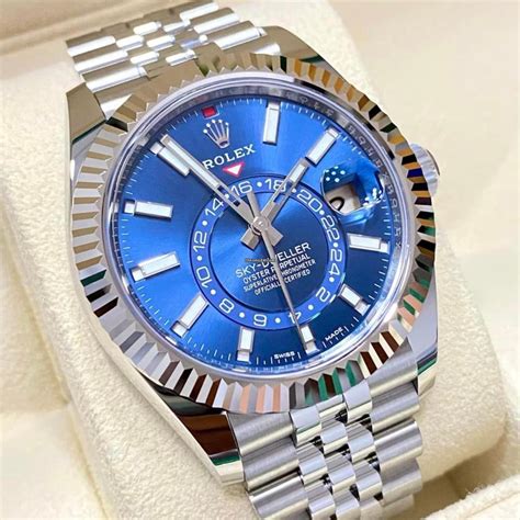rolex sky-dweller blue face